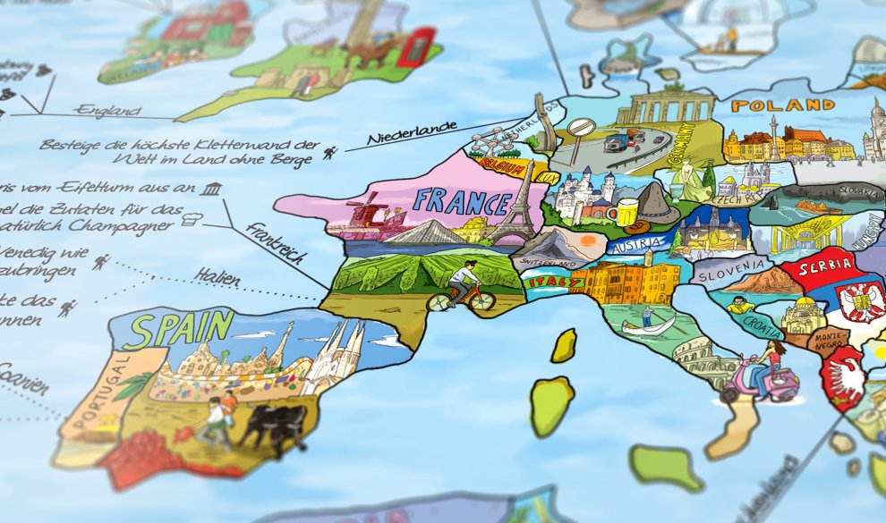 Bucketlist Map *Scratch Hundreds of Bucket List Ideas on