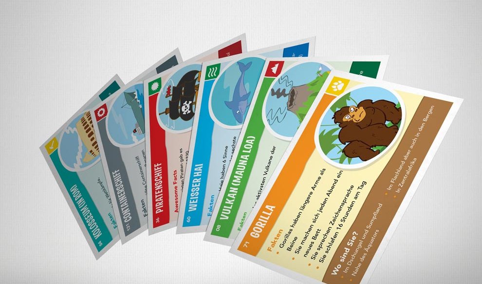 Die Kids Map als Spiel Mit unseren Spielkarten wird die Kinderweltkarte zu einem echten Geografiespiel. Viele verschiedene Spielmodi helfen dabei, die Welt zu erkunden. Von einfachen Fragespielen bis zu richtigen Spieleabenden ist alles drin.