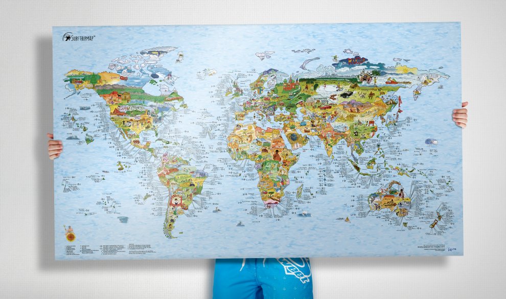 Die Welt des Surfens Über 1000 Surfspots. Von den berühmtesten Wellen bis zu unentdeckten Küsten in Jemen oder Skandinavien